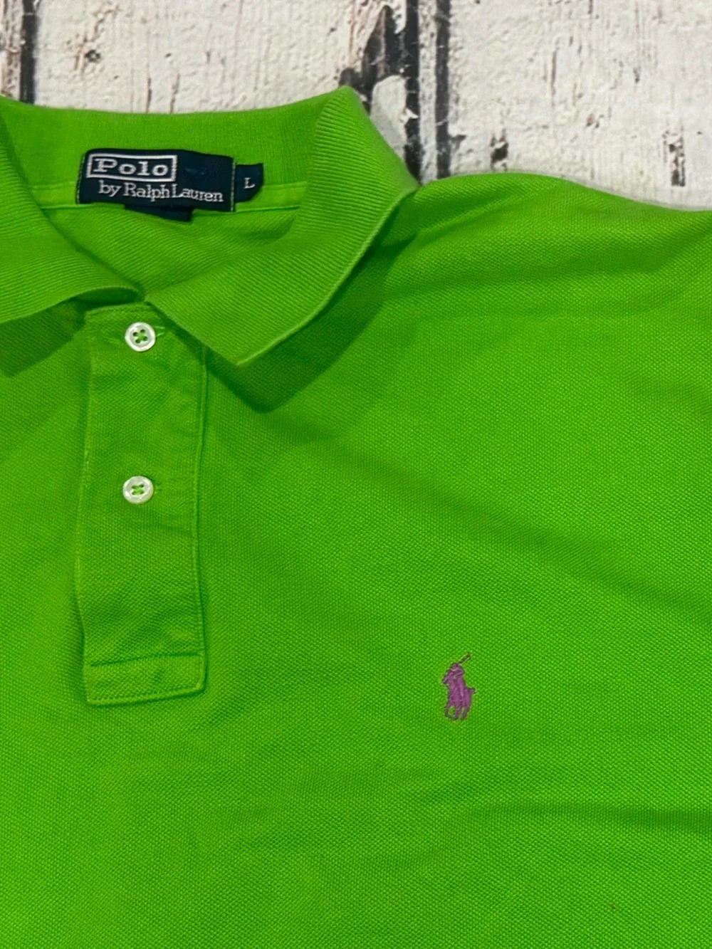 Polo Ralph Lauren Lime Green Men's Golf Tennis Preppy Shirt